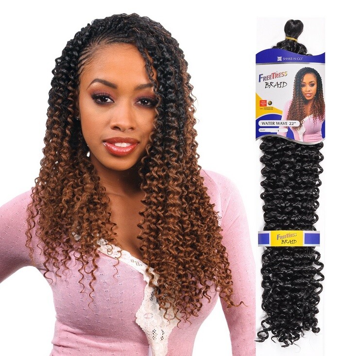 freetress water wave bulk 12in